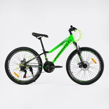 Спортивний велосипед Corso Gravity Shimano салатовый (GR-24275): Диаметр колес, дюймов 24