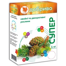 Супер добрива Сімейний сад Осіннє. Хвойні та декоративні багаторічні рослини 1 кг: Призначення Для хвойных и декоративных растений