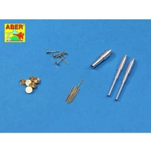 Набор стволов ABER (1xKT-28 (76,2 мм), 2x20 K (45 мм), 6x MG DT (7,62 мм)) для T-35 1938-39 (Hobby Boss) ABR35-L176: Производитель ABER