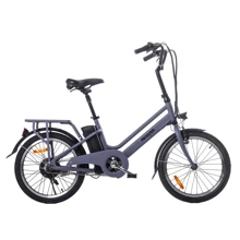 Электрический велосипед Maxxter CITY LITE 20" (графит): Цвет серый
