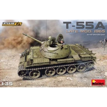 Сборная модель MiniArt Советский средний танк Т-55А образца 1965 г., поздний с интерьером 1:35 (MA37022): Производитель MiniArt