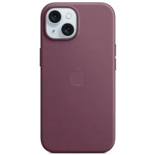 Чехол для iPhone Apple for iPhone 15 Plus FineWoven Case with MagSafe Mulberry (MT4A3) : Цвет бордовый
