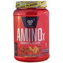 Аминокислота для спорта BSN Amino X 1020 g / 70 servings / strawberry-orange: Вкус Апельсин, Клубника