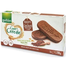 Печенье Gullon Cuor Di Cereale Biscotti Cioccolato (200 г) (WT3948): Вес нетто 200 г