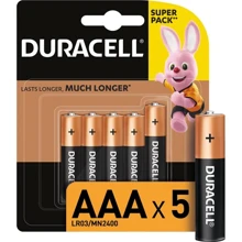 Батарейки Duracell Alkaline AAA LR03 MN2400 5 шт (5005961): undefined undefined