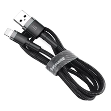 Кабель Baseus USB Cable to Lightning Cafule 2m Grey/Black (CALKLF-CG1): Тип USB Cable - Lightning