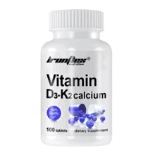 IronFlex Vitamin D3 And K2 Calcium Витамин D, К2 и кальций 100 таблеток: Форма выпуска Таблетки