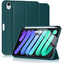 Аксесуар для iPad BeCover Case Book Direct Charge Pen Dark Green (706785) for iPad mini 6 2021: Колір зеленый