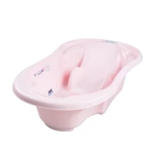 Ванночка Tega Komfort з термометром та зливом анатомічна (Tega TG-011 l.pink paste): Виробник Tega