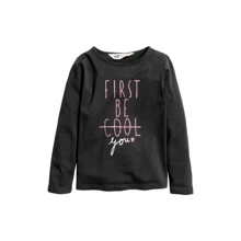 Лонгслив H&M 3900854 110-116 см черный: Тип Лонгсливы
