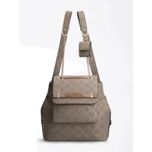 Женский рюкзак Guess Bea Backpack серый (HWVS8132320-TAU): Пол Женский