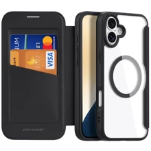 Чехол для iPhone Dux Ducis Skin X Pro with MagSafe Black for iPhone 16: Цвет черный