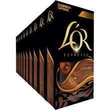 Кава в капсулах L'OR Espresso Caramel шоубокс 100х5.2 г (8711000488287): Вид напою Кофе в капсулах