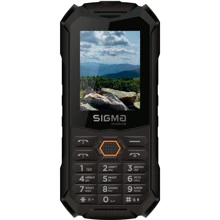 Мобильный телефон Sigma mobile X-treme PV68 Black-Orange (UA UCRF): Дисплей 2.4" (240x320)