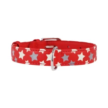 Нашийник Collar Glamour з візерунком Зірочка світиться 30-39 см 20 мм червоний (4823089301266): Виробник Collar