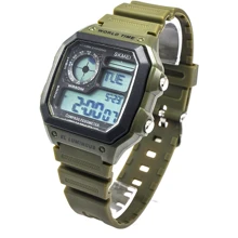 Наручний годинник Skmei 1373 Army Green: Стиль спортивний