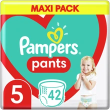 Подгузники Pampers трусики Pants Размер 5 (12-17 кг) 42 шт. (8006540068960): Тип Подгузники-трусики