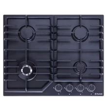 Варочная поверхность газовая Perfelli HGM 61694 BL: Размеры для встраивания (ШxГ) 56x49 см