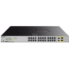 Сетевой коммутатор D-Link DGS-1026MP: Порты только Gigabit Ethernet (10/100/1000)