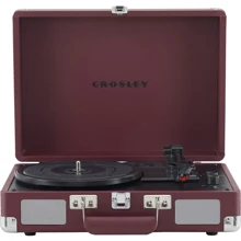 Виниловый проигрыватель Crosley Cruiser Deluxe (Burgundy): Привод ременной