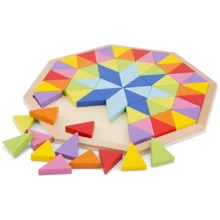 Головоломка Восьмиугольник New Classic Toys деревянная 72 части (10515): Вид Головоломка