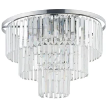 Люстра Nowodvorski 7628 Cristal Е14 9x60W IP20 Chrom: Тип Люстры припотолочные
