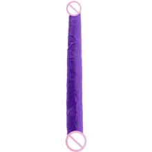 Pipedream Double Dillio 16 Inch двойной фаллоимитатор, 40,6х4,3 см, пурпурный: Назначение Для двойного проникновения