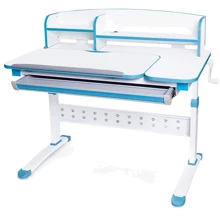 Стол Evo-kids Martin Blue c полкой (EVO-430 WB + полка Evo-430/2): Тип Парта-трансформер