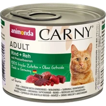 Влажный корм Carny Adult Beef + Venison with Cowberries для котов с говядиной/олениной/брусникой 200г (4017721837002): Тип Влажный корм