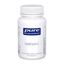 Pure Encapsulations OptiFerin-C 60 caps Пищевая добавка на основе железа и витамина С (PE-00827): Тип Витамин C