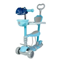 Самокат Best Scooter голубой (S-81077): Количество колес 3