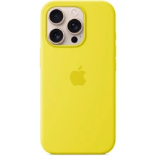 Чехол для iPhone Apple iPhone 16 Pro Silicone Case with MagSafe - Star Fruit (MYYQ3ZM/A): Цвет желтый