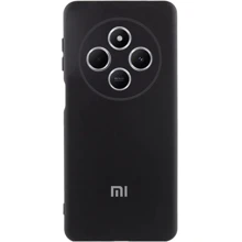 Чехол для телефонов Lakshmi Premium Silicone Case with Logo Full Camera Black for Xiaomi Redmi 14C / Poco C75: Совместимость Xiaomi Redmi 14C / Poco C75