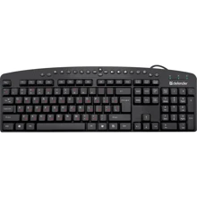 Клавиатура Defender Atlas HB-450 RU (45450): Подключение проводное
