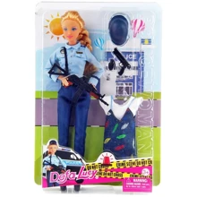 Кукла с нарядом Bambi DEFA Lucy 8388-BF полиция + платье (Синий): Возраст от 3 лет