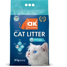 Наполнитель Akcat Compact cat litter бентонитовый марсельское мыло 10кг 11.8л (AKMN007): Вид Глиняный