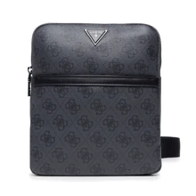Мужская сумка через плечо Guess Vezzola Smart Crossbody Flat черная (HMEVZZP2123-BLA): Пол Мужской