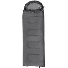 Спальний мішок KingCamp Oasis 250 (KS3121) (grey, ліва): Тип кокон