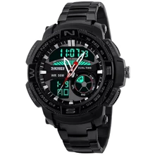 Наручний годинник Skmei 1121 Black: Стиль спортивний