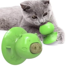 Іграшка для кота AmimAll GrizZzly на присосці Pig зелена 7.2x8x8 см (172865): Виробник AmimAll