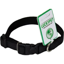 Нашийник Lucky Pet з прогумованої стрічки 2x35-45 см чорний (4820224215617): Виробник Lucky Pet