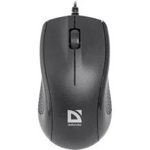 Мишка Defender Optimum MB-160 Black USB (52160): інтерфейс підключення дротова USB