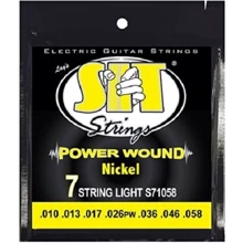 Струна для гитар Струны для электрогитар SIT STRINGS S71058: Тип Комплект струн