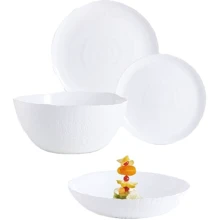 Столовий сервіз Luminarc Ammonite White 19 пр. (P9103): Кількість персон 6