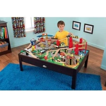 Залізниця KidKraft Airport Express Train Set and Table - Espresso (17976): undefined undefined