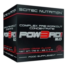 Scitec Nutrition POW3RD! 2.0 25X7g Cherry crank: Тип Комплекс до тренировки