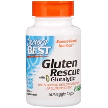 Doctor's Best, Gluten Rescue with Glutalytic, 60 Veggie Caps (DRB-00401): Тип травні ферменти