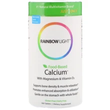 Rainbow Light Food-Based Calcium 180 Tab Кальций и магний: Тип Кальций