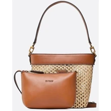Женская сумка через плечо GUESS VIKKY DRAWSTRING BUCKET желтая (HWWH6995040-COG): Пол Женский
