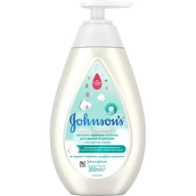 Johnson’s Baby Детский шампунь и пенка «Нежность хлопка» 300 ml: Тип Шампунь